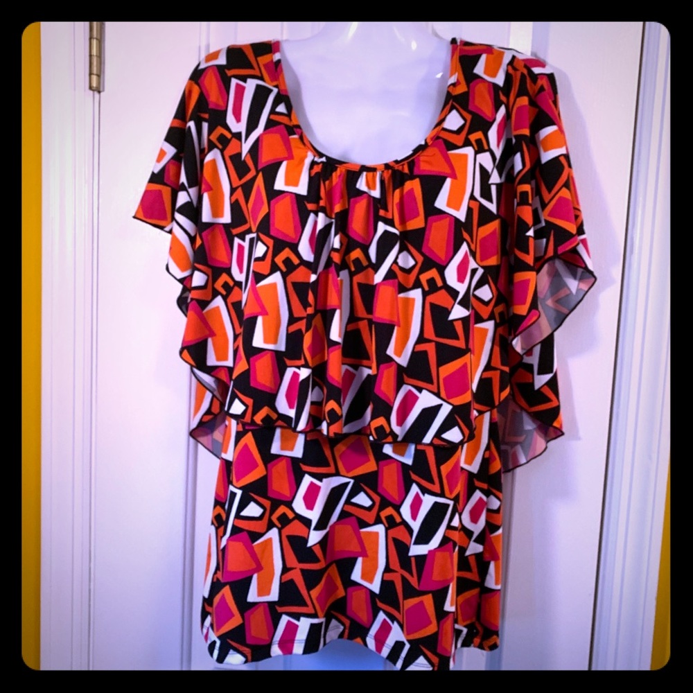 Mod Pattern New Directions Top